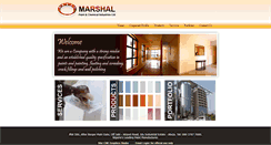 Desktop Screenshot of marshalpaints.com